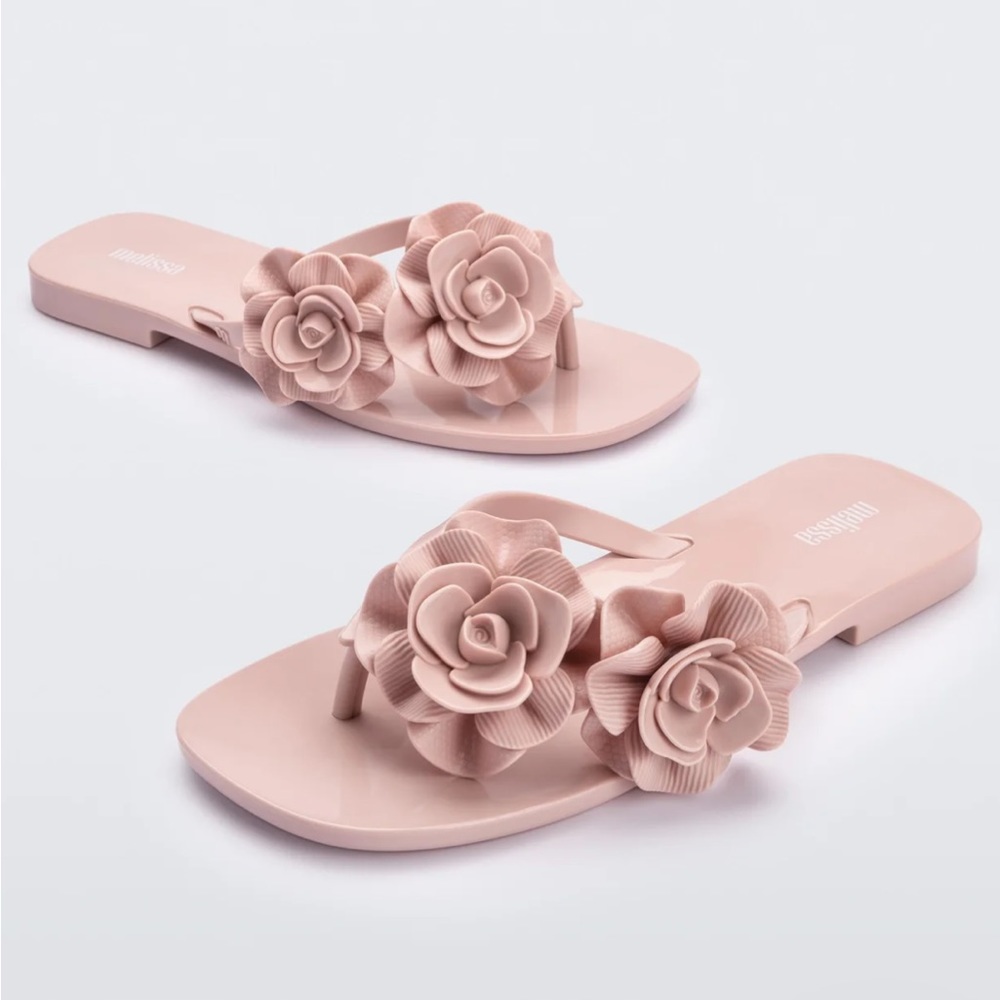 Melissa Pink Floral Sandals